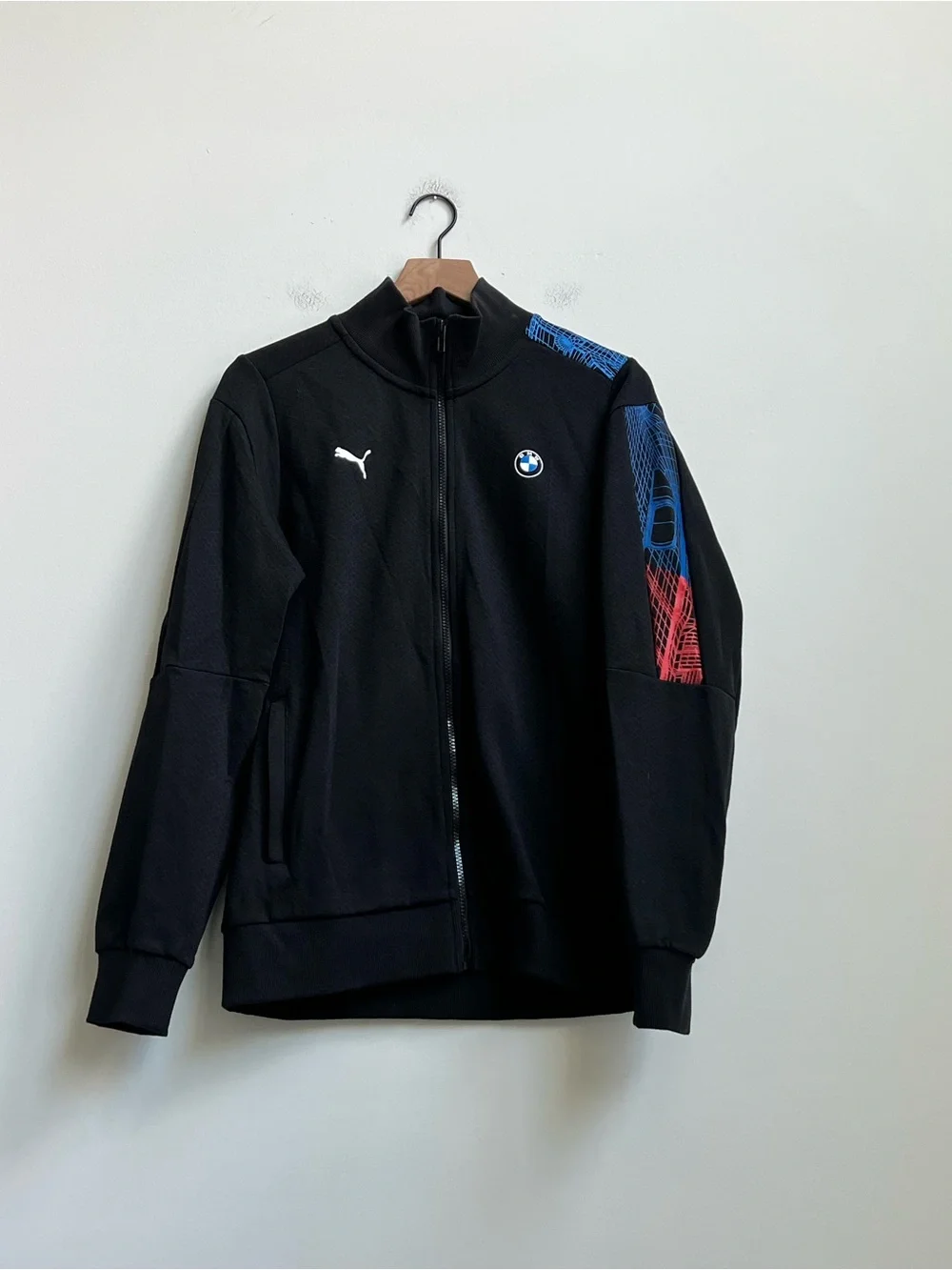 MEN'S PUMA BMW MMS T7 MOTORSPORT FUL ZIP TRACK JACKET Motorsports Medium Car
